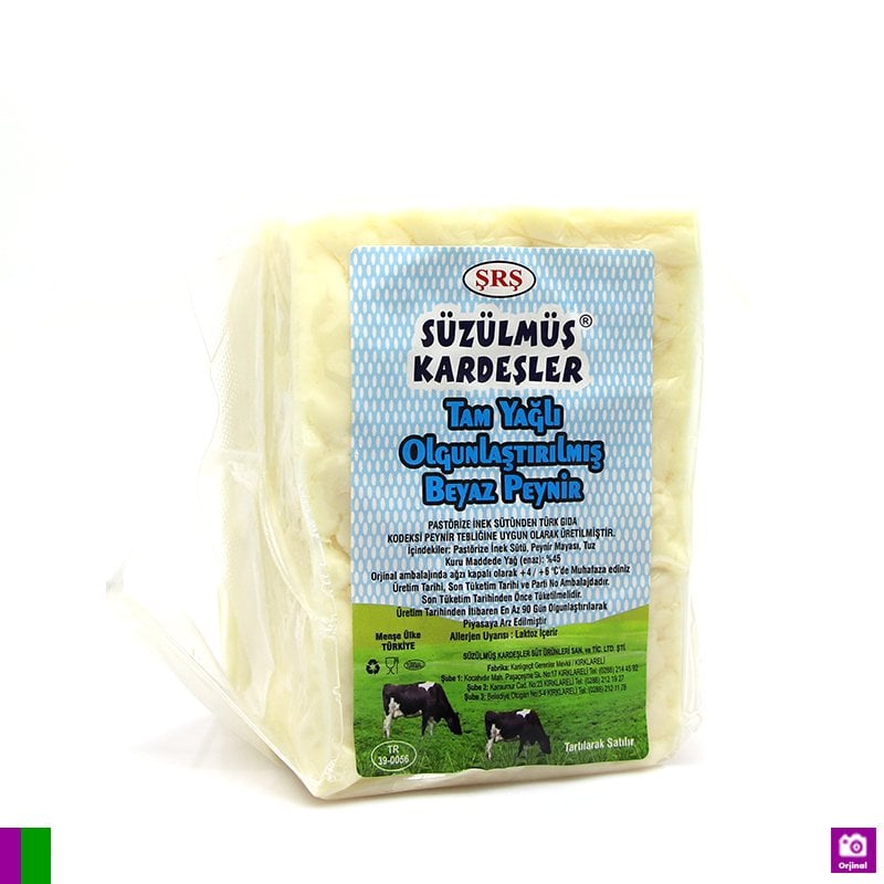Tam Yağlı İnek Peyniri  700 Gr