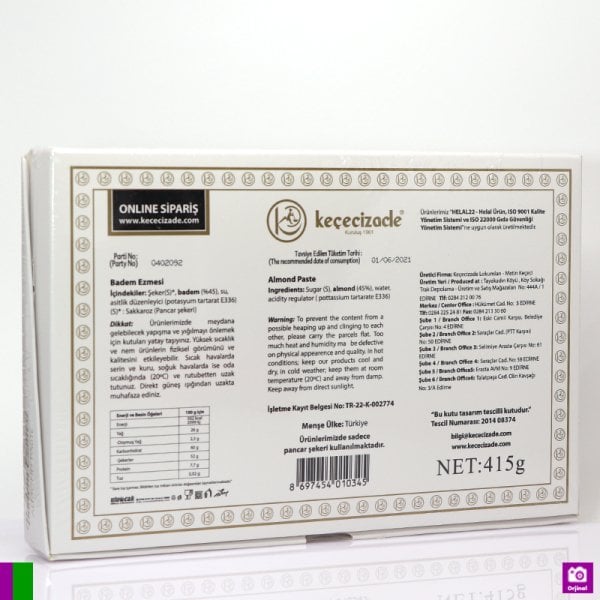 Badem Ezmesi 430G