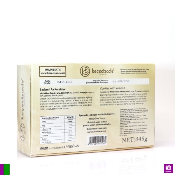 Bademli Kurabiye 500 Gr.