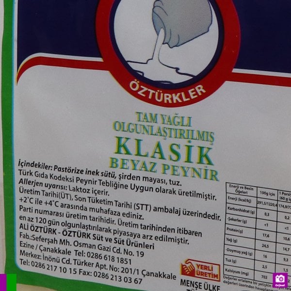 Ezine İnek Peyniri 700Gr