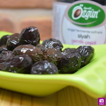Siyah Sele Zeytin Gemlik 430GR.