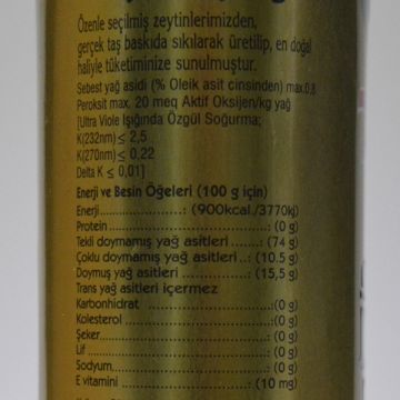 Taş Baskı Sızma Zeytinyağı 3lt