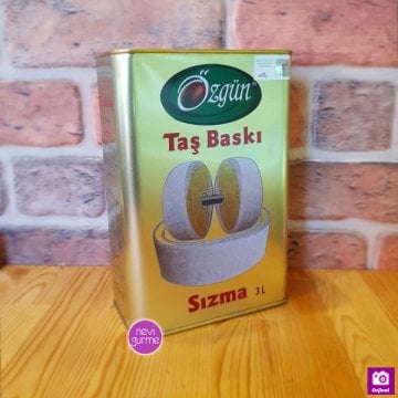 Taş Baskı Sızma Zeytinyağı 3lt