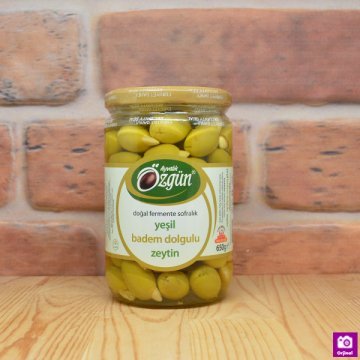 Badem Dolgulu Zeytin 650Gr