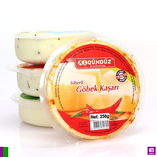Biberli Göbek Kaşar 250Gr