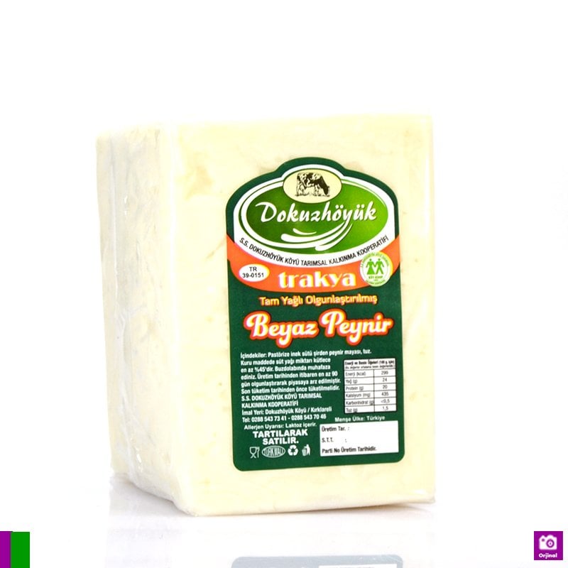 Tam Yağlı İnek Peyniri 700Gr