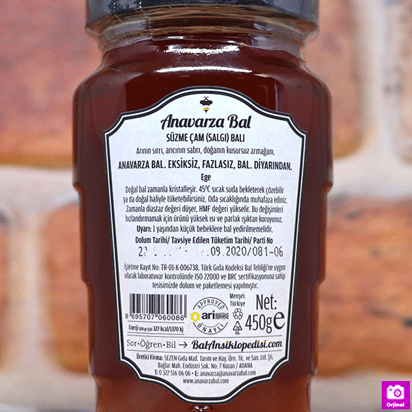 Süzme Çam 450G & Çiçek Balı 850G